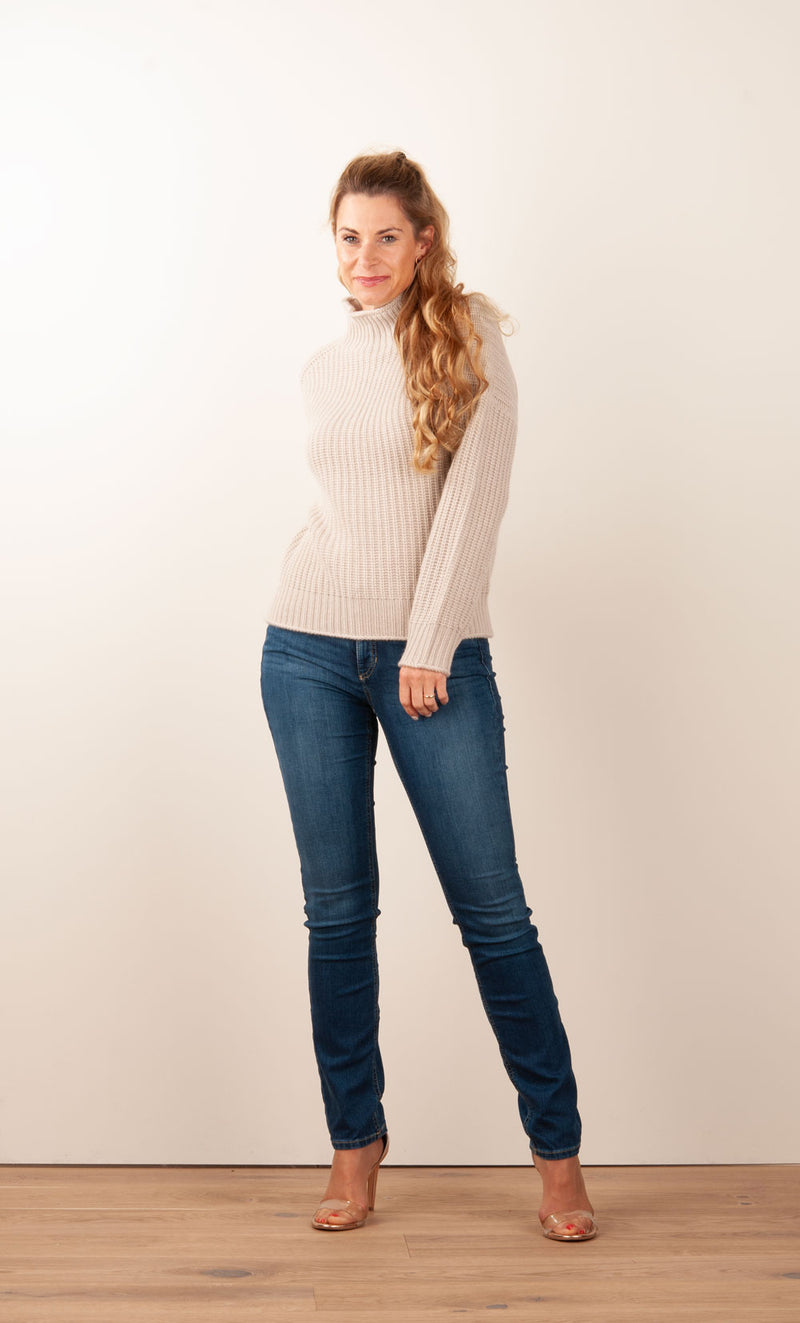 Kaschmir Pullover Beige