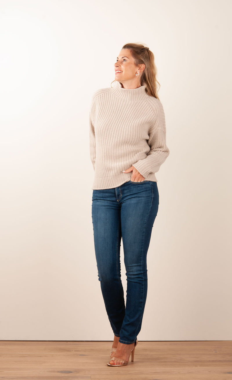Kaschmir Pullover Beige