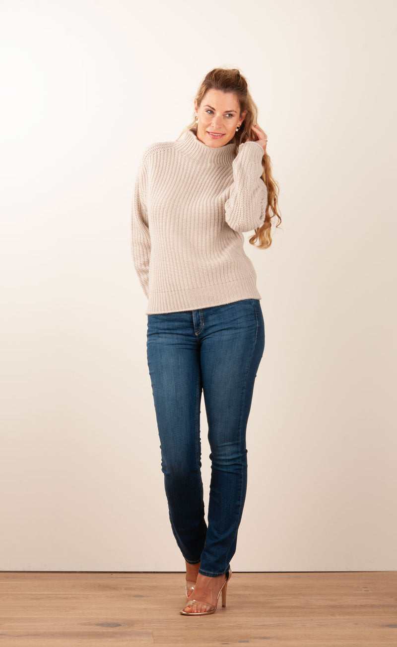 Kaschmir Pullover Beige