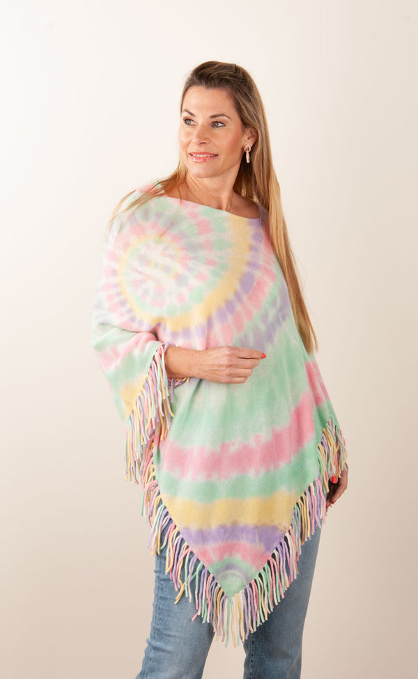 Kaschmir Pullover „Batik“ Multicolor