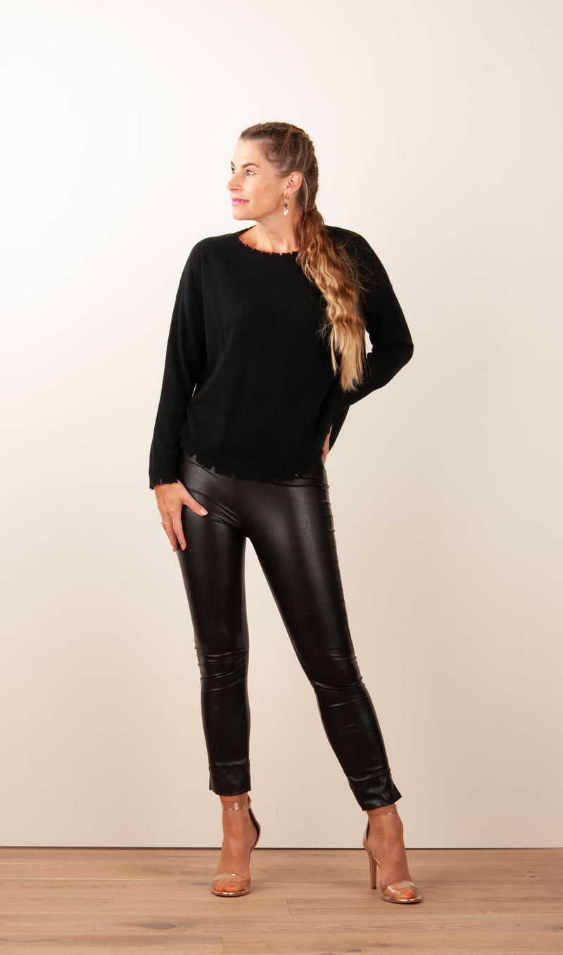 Kaschmir Pullover Schwarz