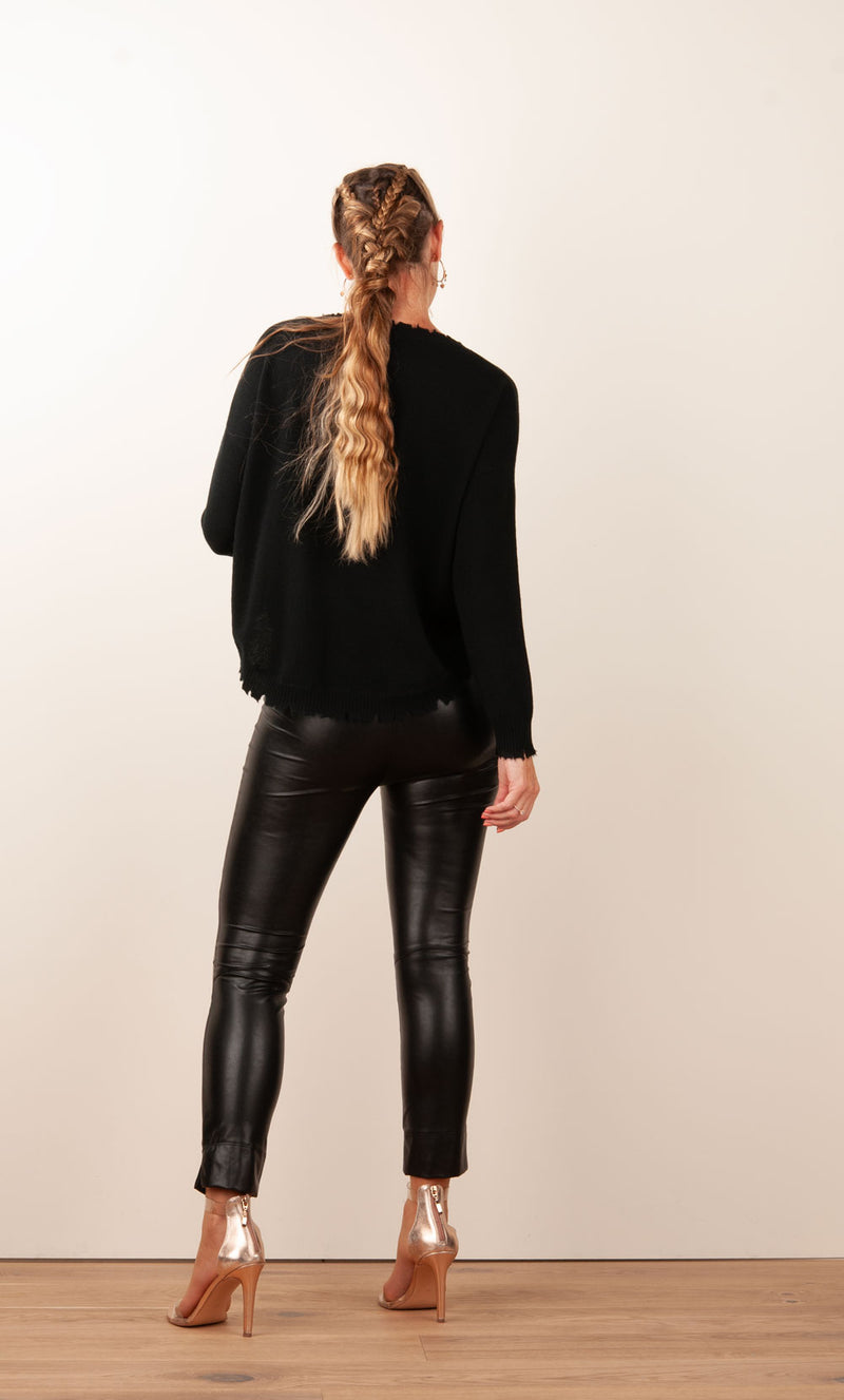 Kaschmir Pullover Schwarz