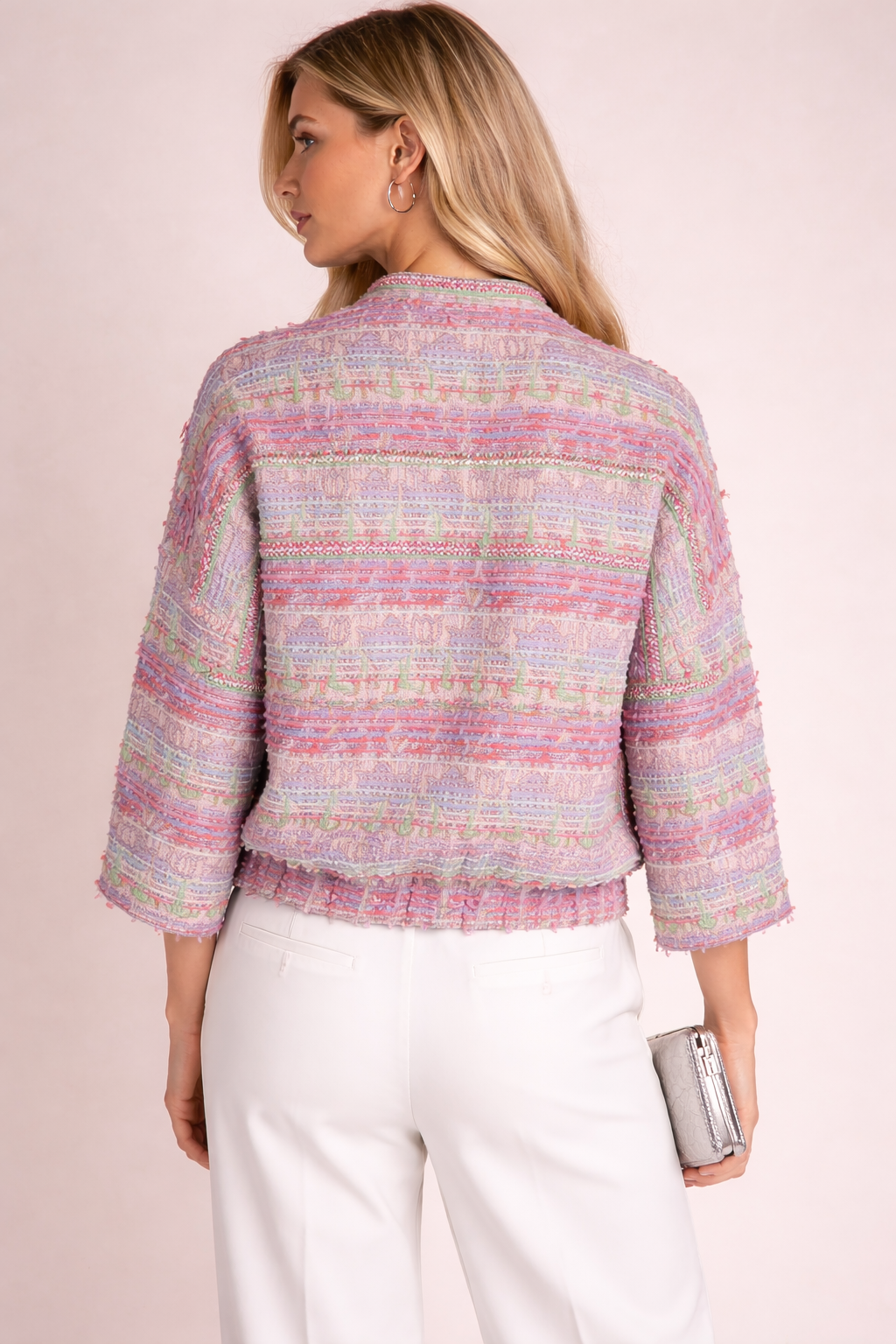 Bouclé Jacke Multicolor