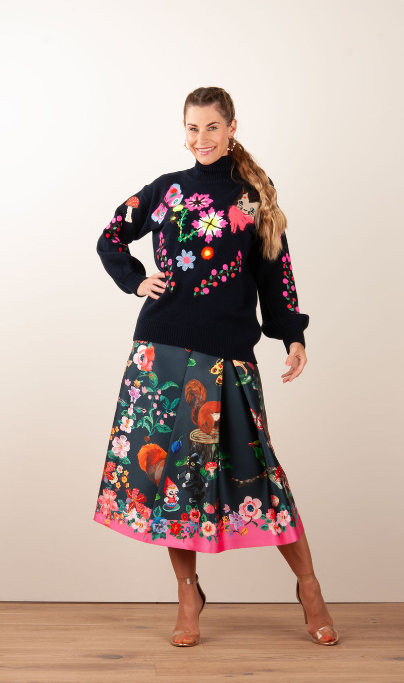 Pullover Dunkelblau | Multicolor