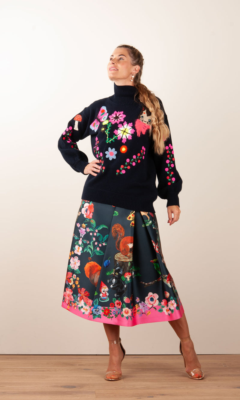 Pullover Dunkelblau | Multicolor