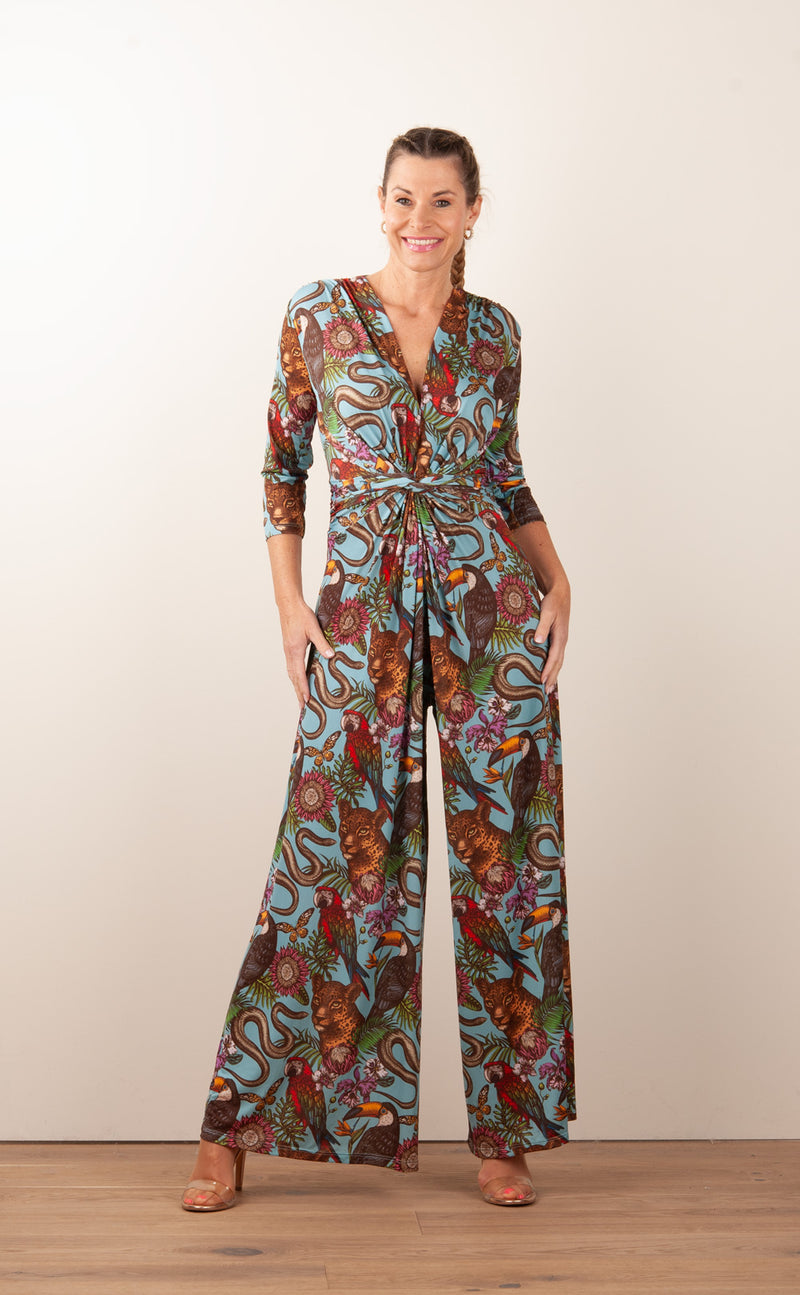 Jump Suit Blau | Multicolor