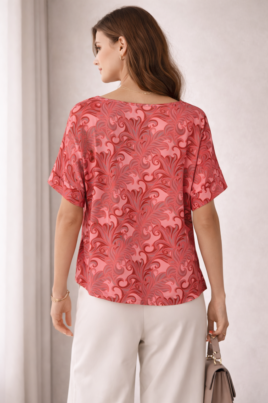Shirt Kirschrot | Pink