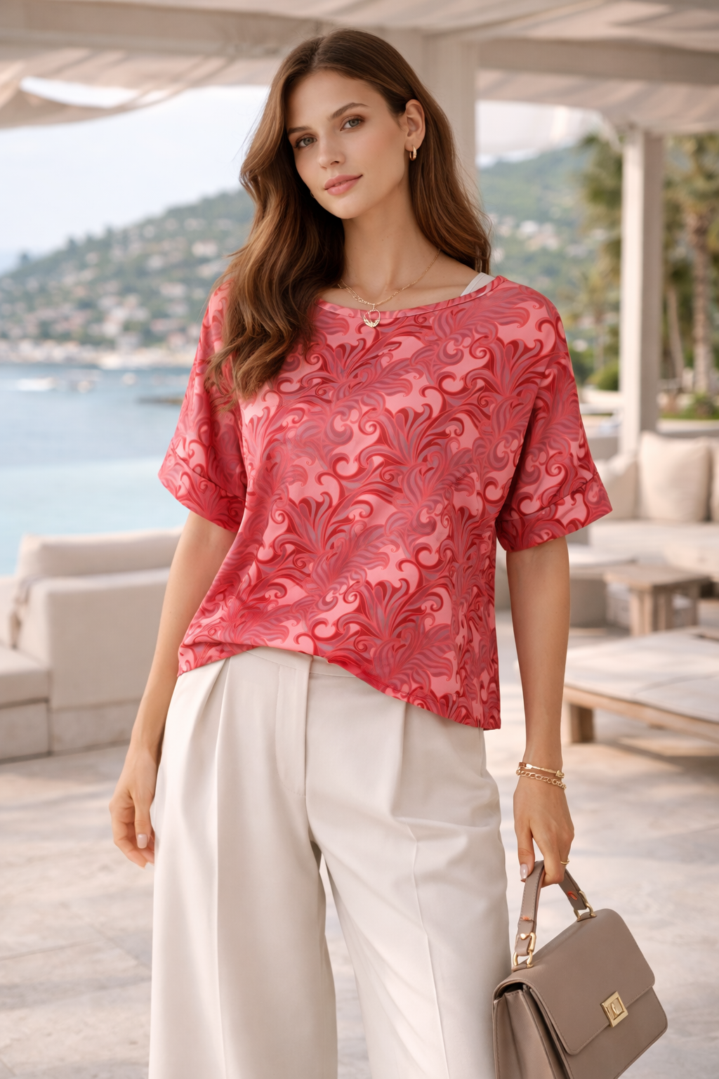 Shirt Kirschrot | Pink