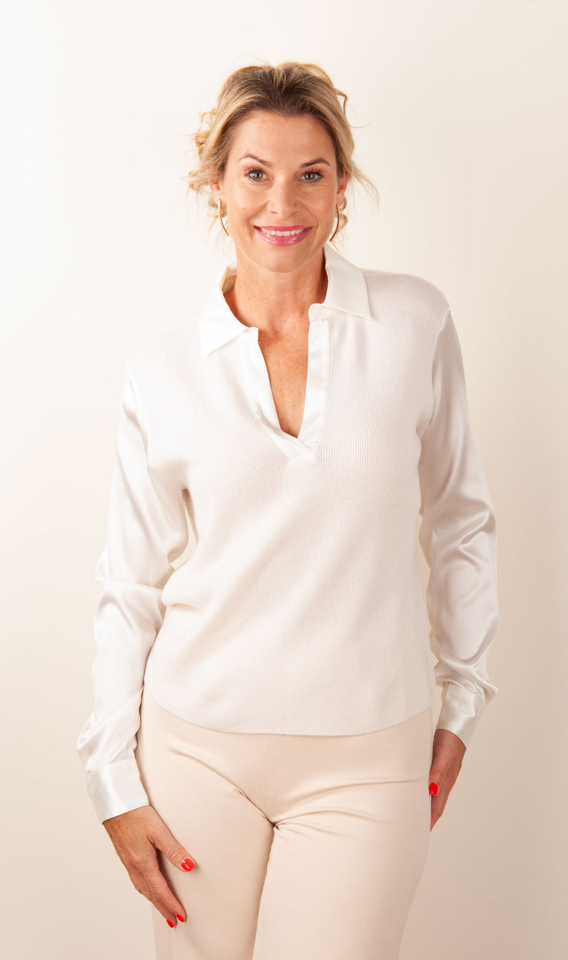 MAX & MOI Pullover Creme