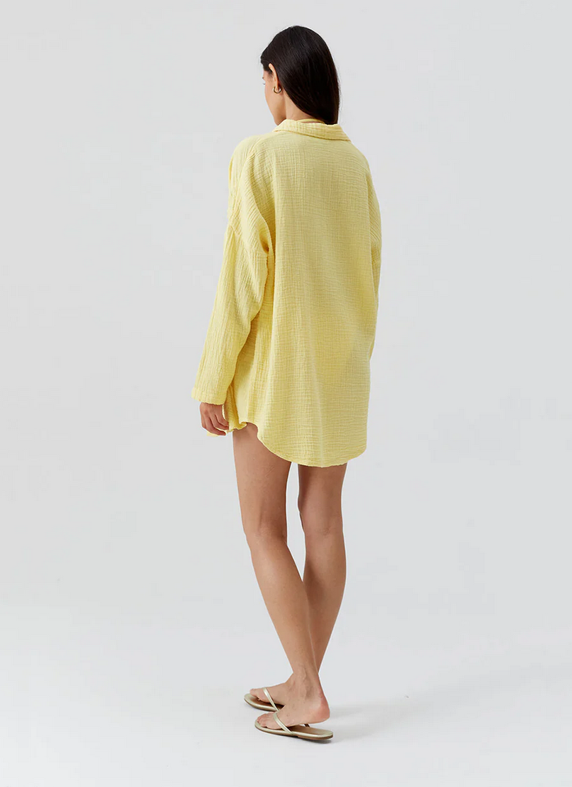 Hemdbluse „Elena“ Gelb