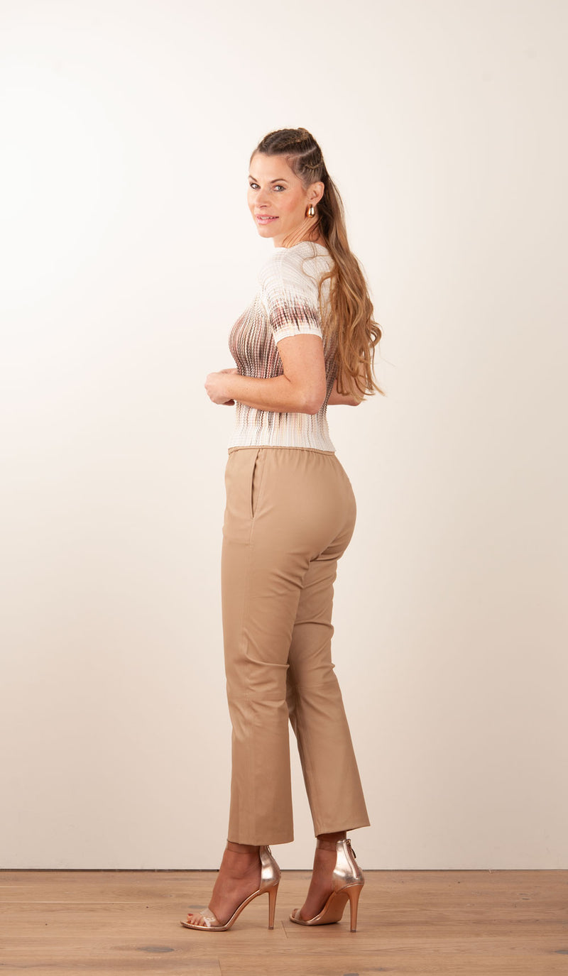 Lederhose Beige