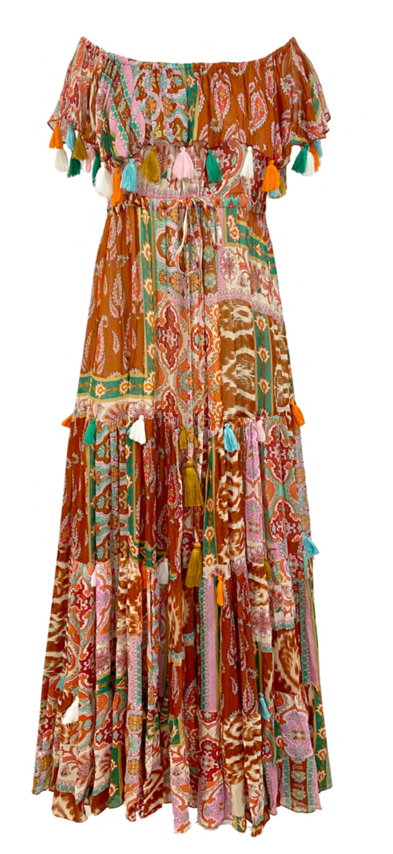 Kleid Kupfer | Multicolor