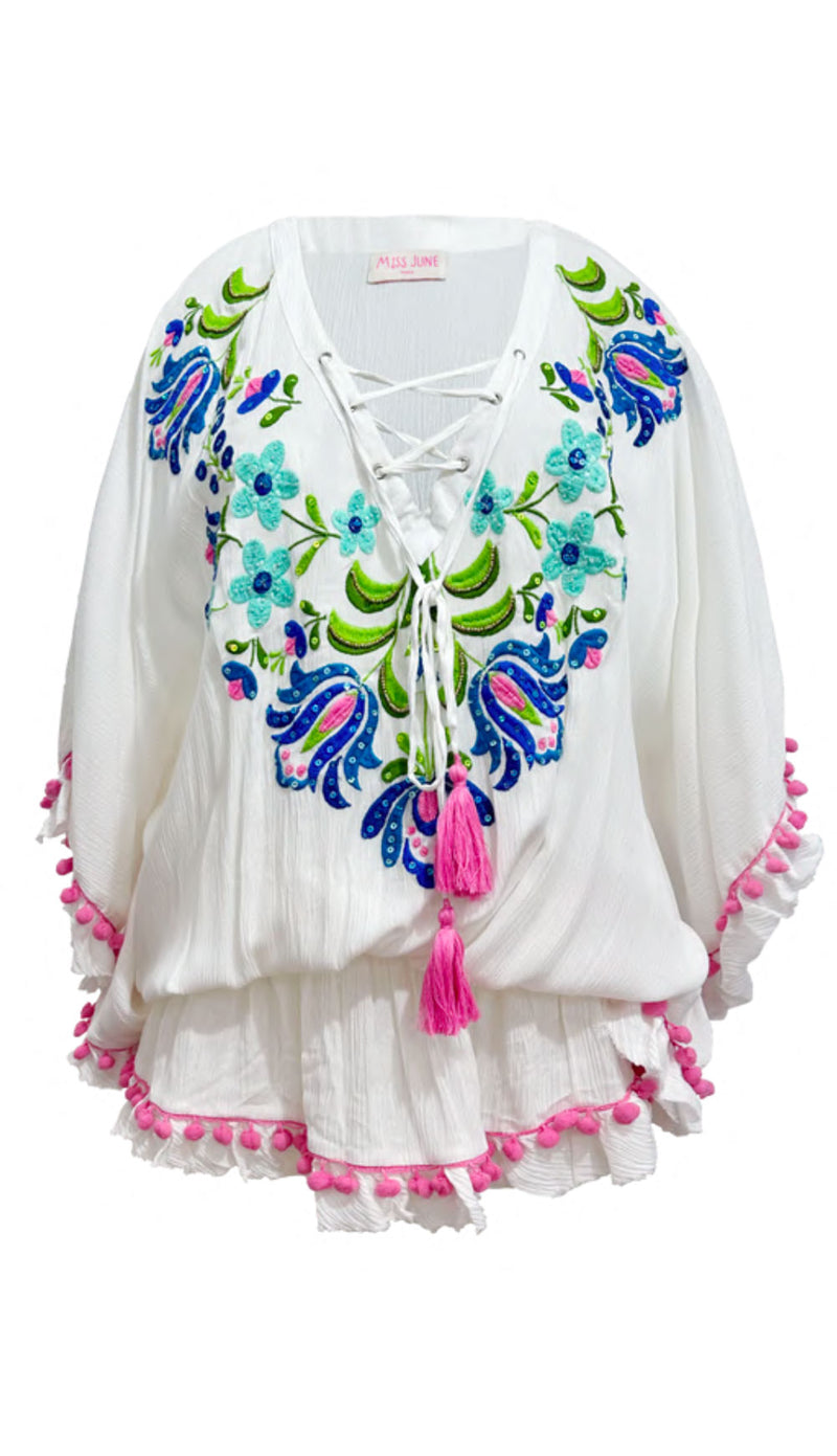 Kleid Offwhite | Multicolor