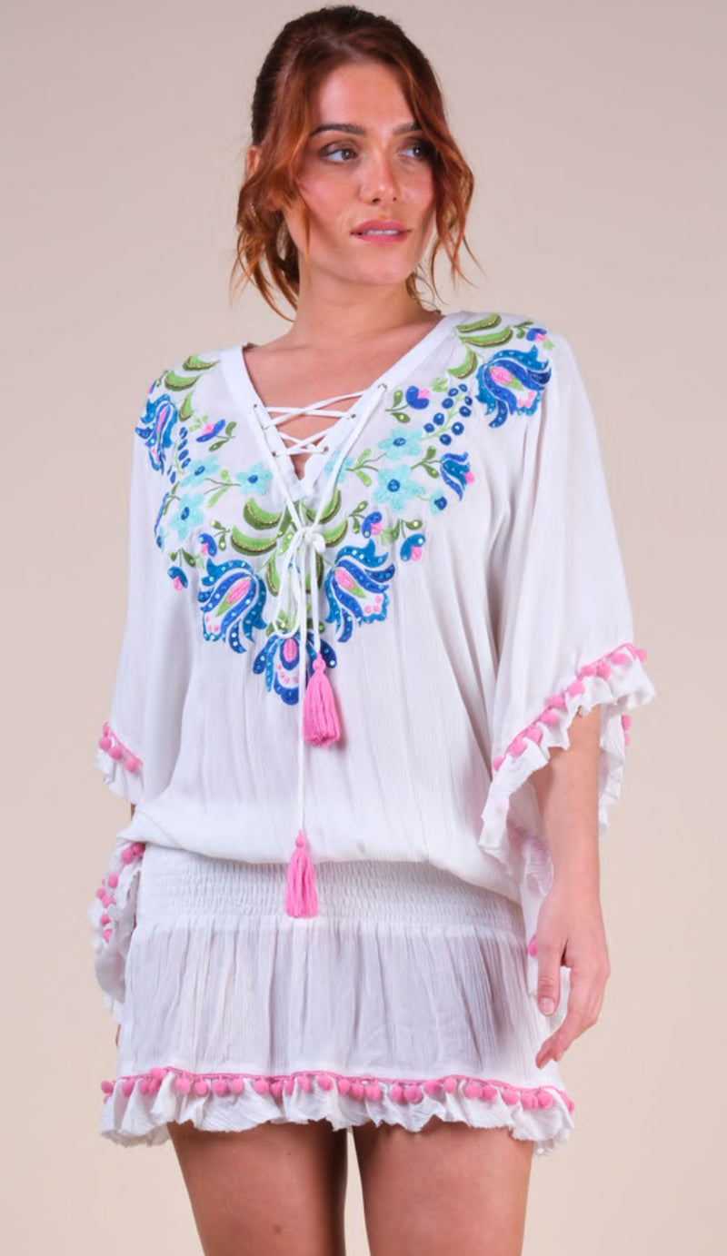 Kleid Offwhite | Multicolor