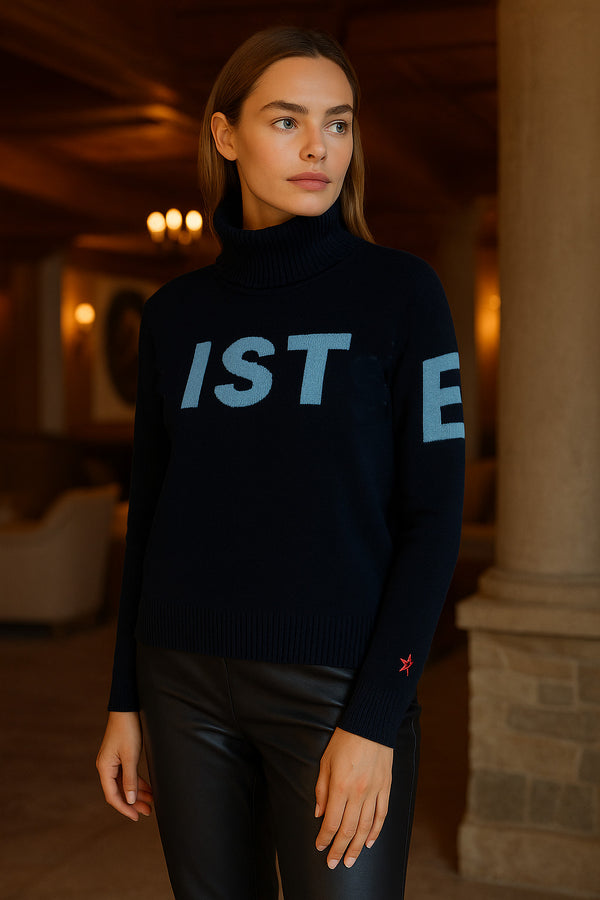 Pullover „Piste“ Dunkelblau