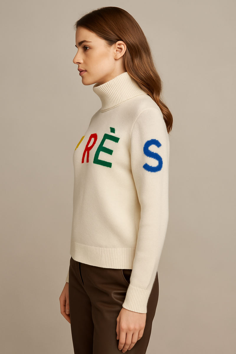 Pullover „APRÈS“ Creme | Multicolor