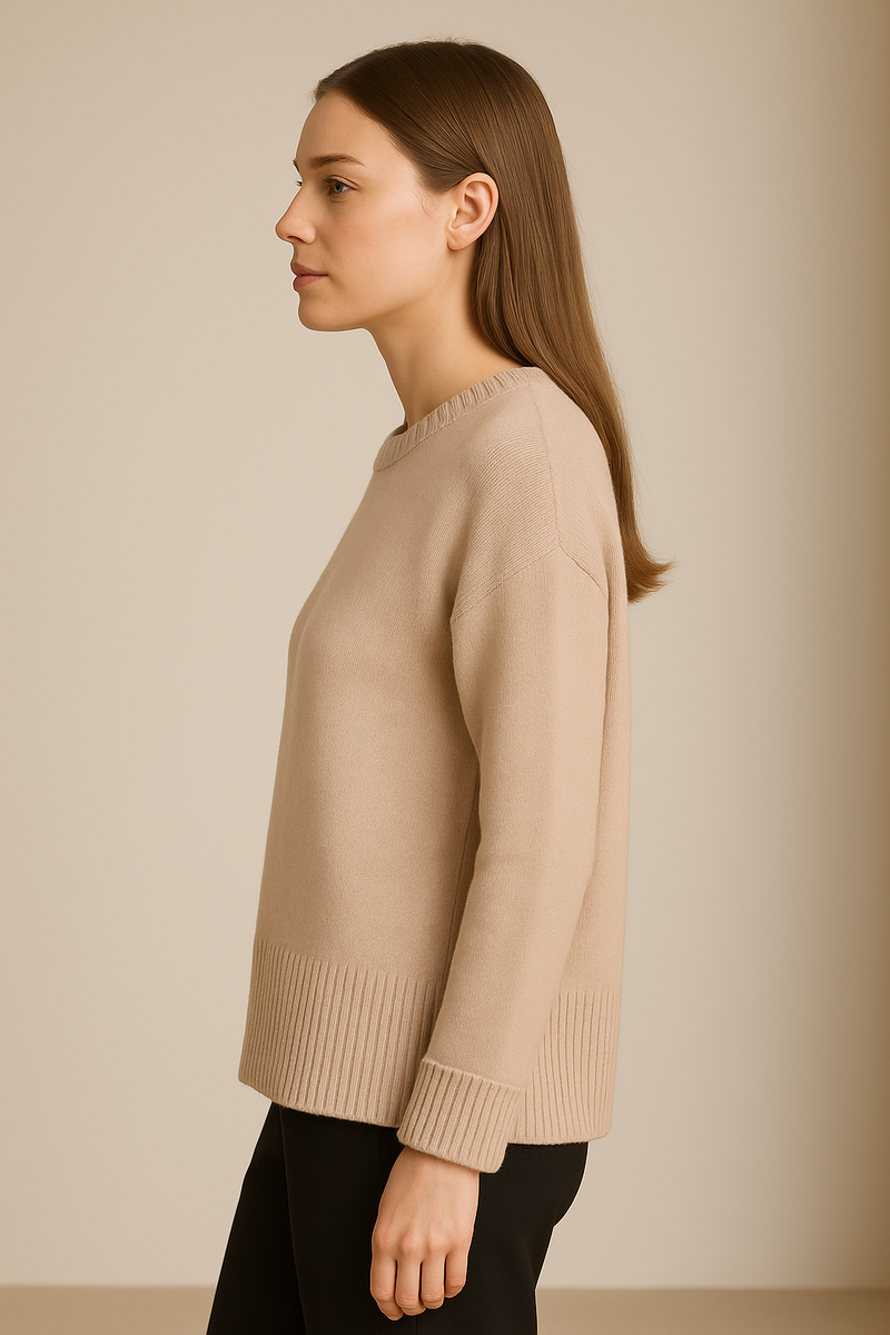 Kaschmir Pullover Beige