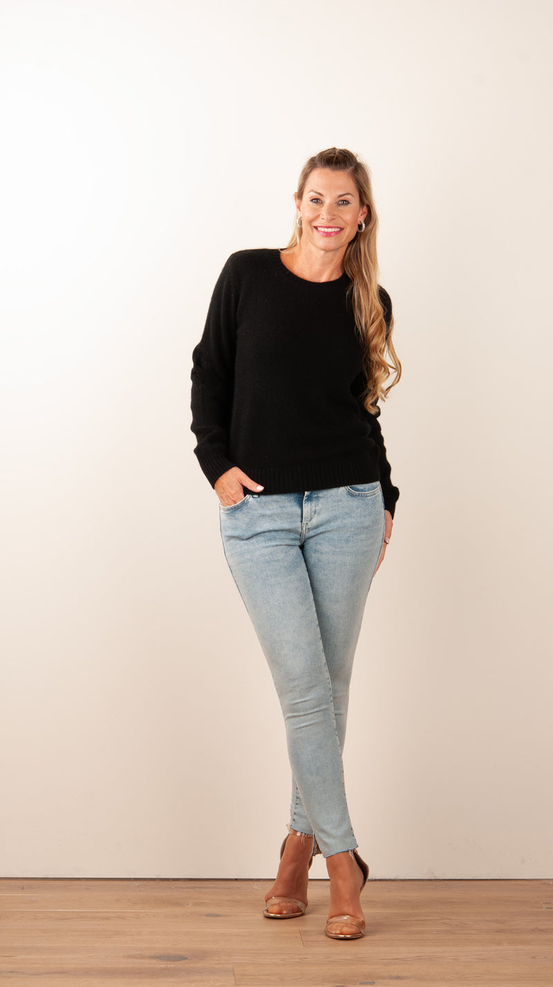 Pullover „Pailletten“ Schwarz