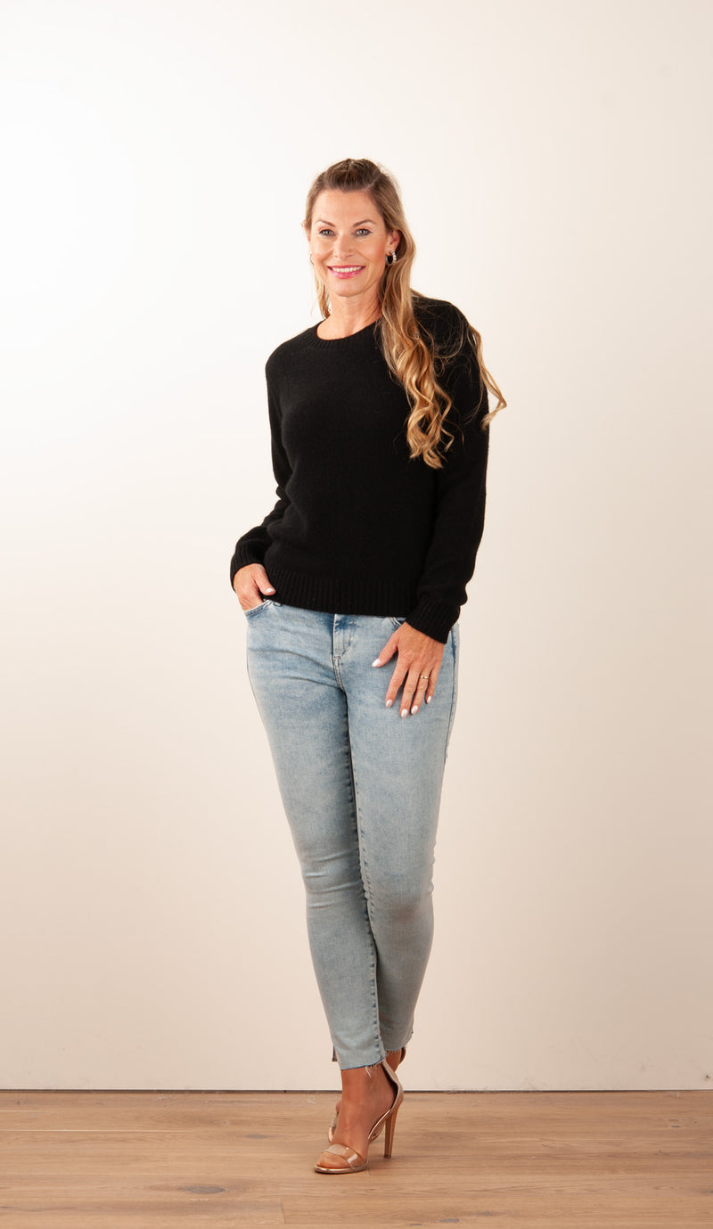 Pullover „Pailletten“ Schwarz