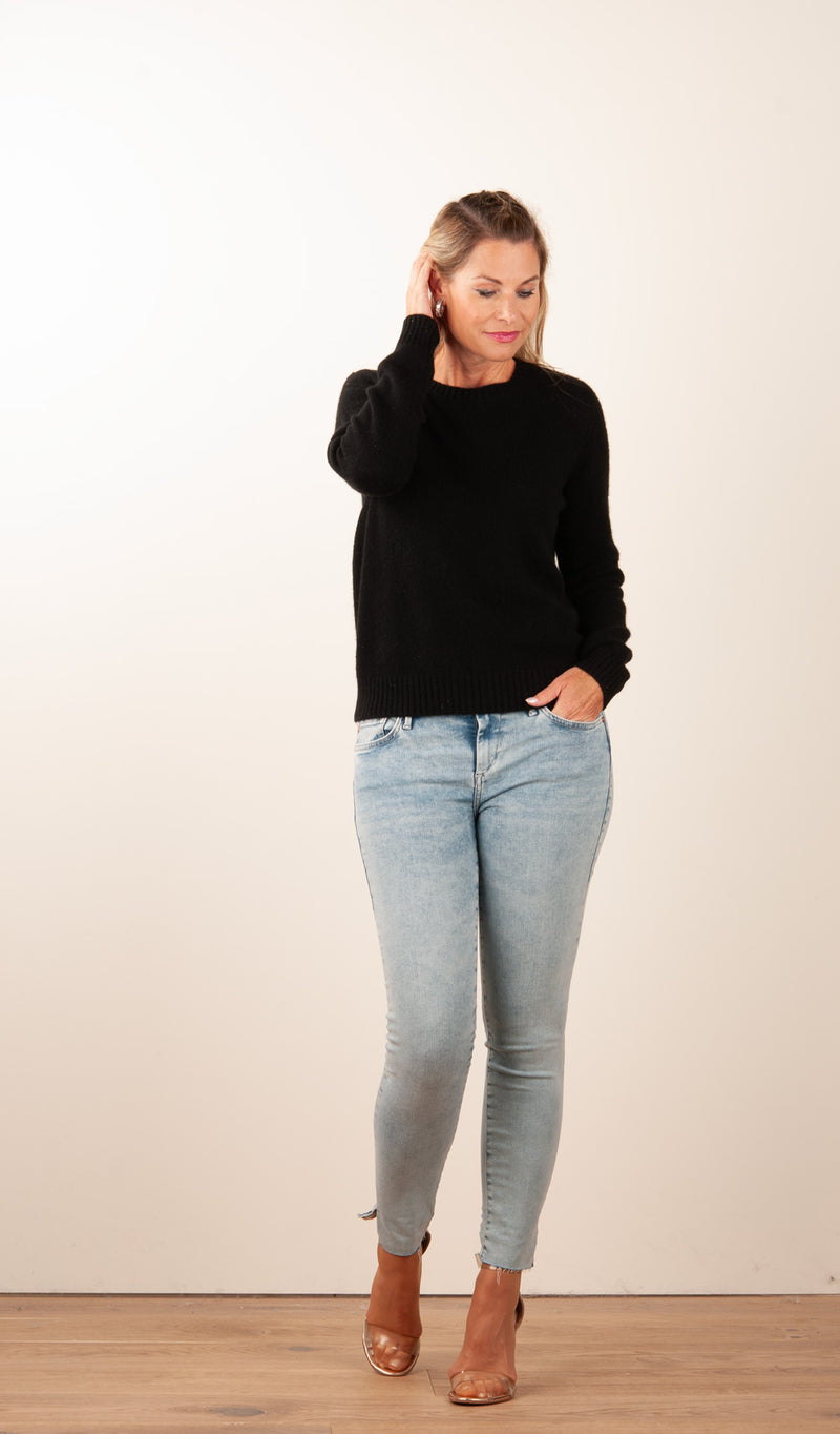 Pullover „Pailletten“ Schwarz