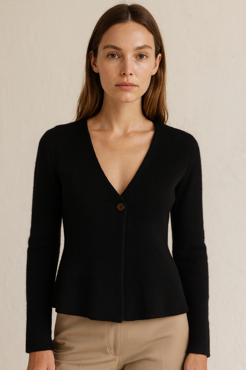 Strickjacke Schwarz
