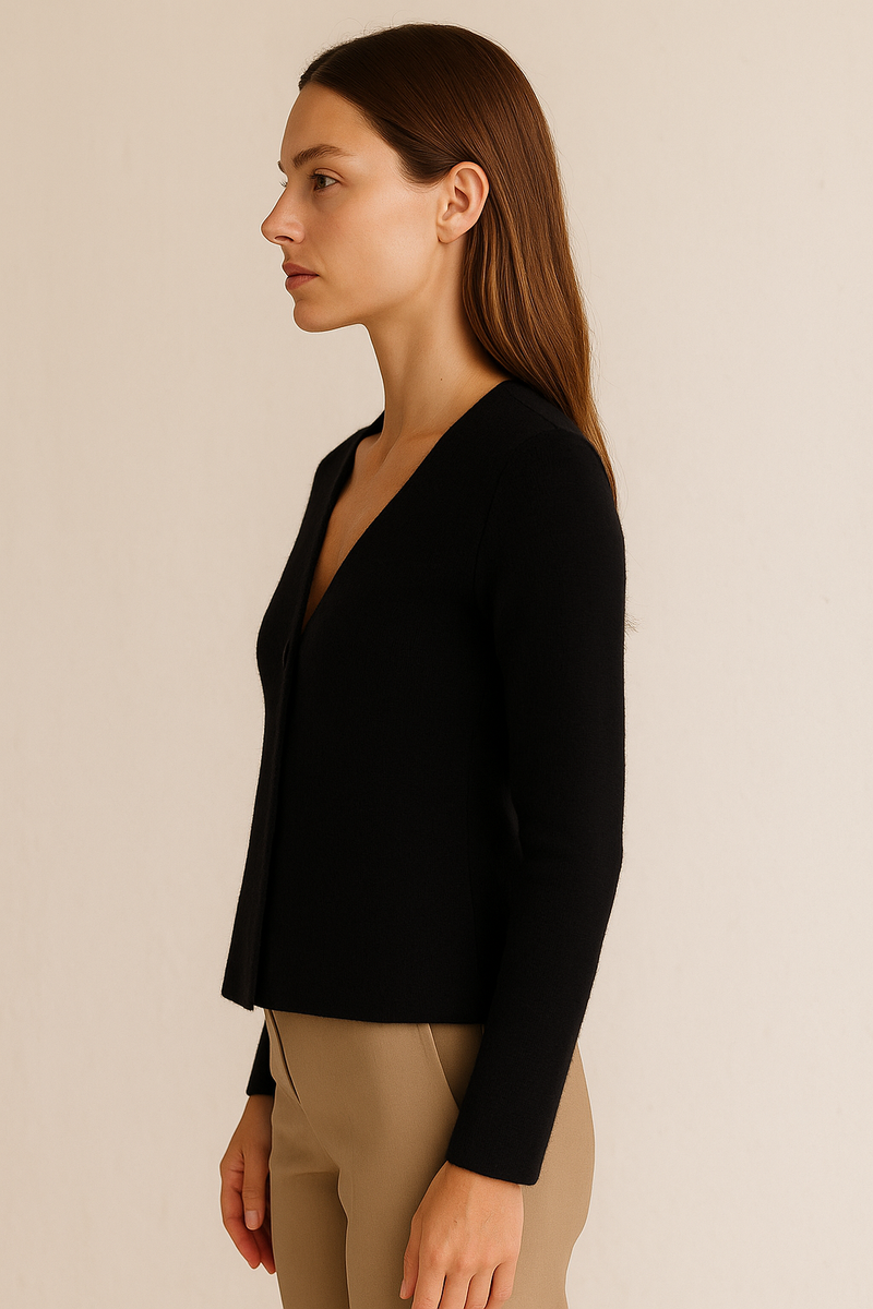 Strickjacke Schwarz