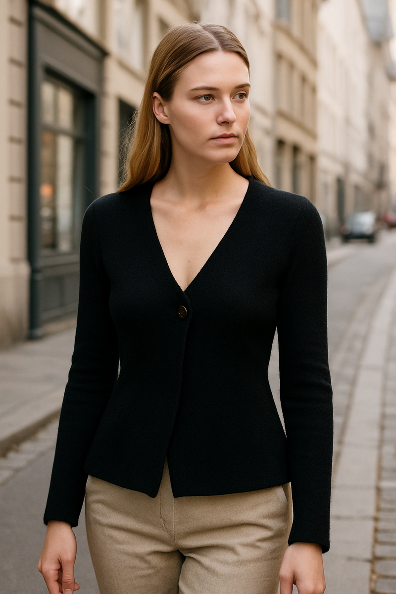 Strickjacke Schwarz