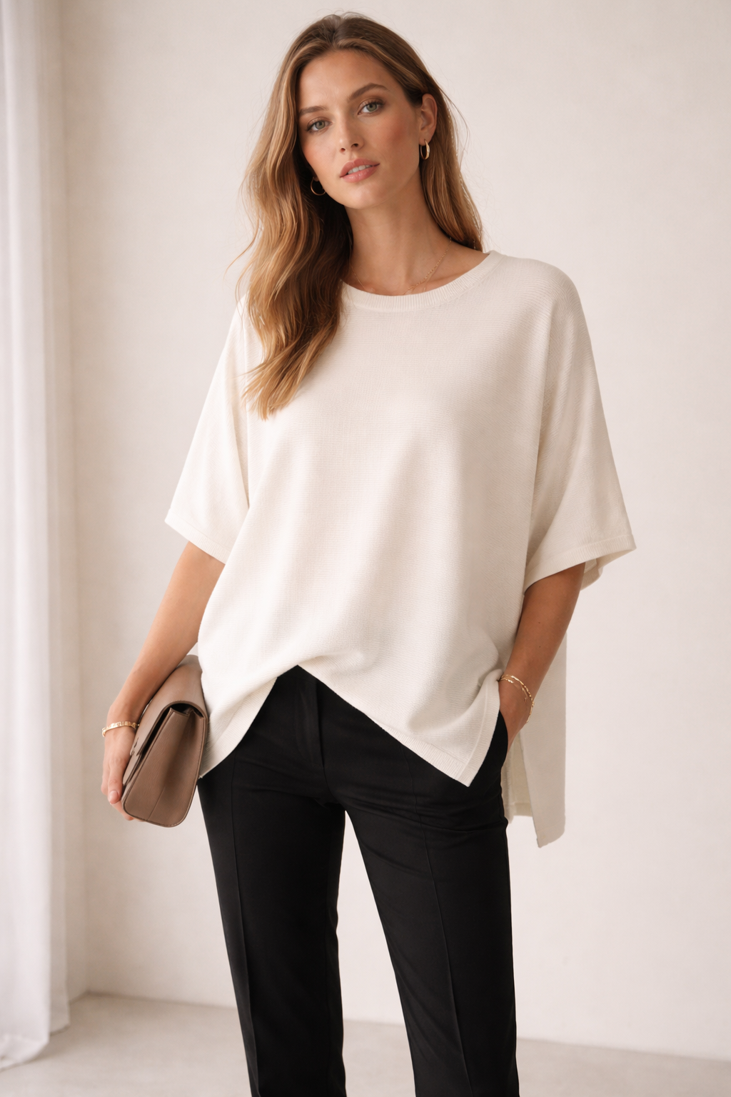 Pullover „Oversize“ Offwhite