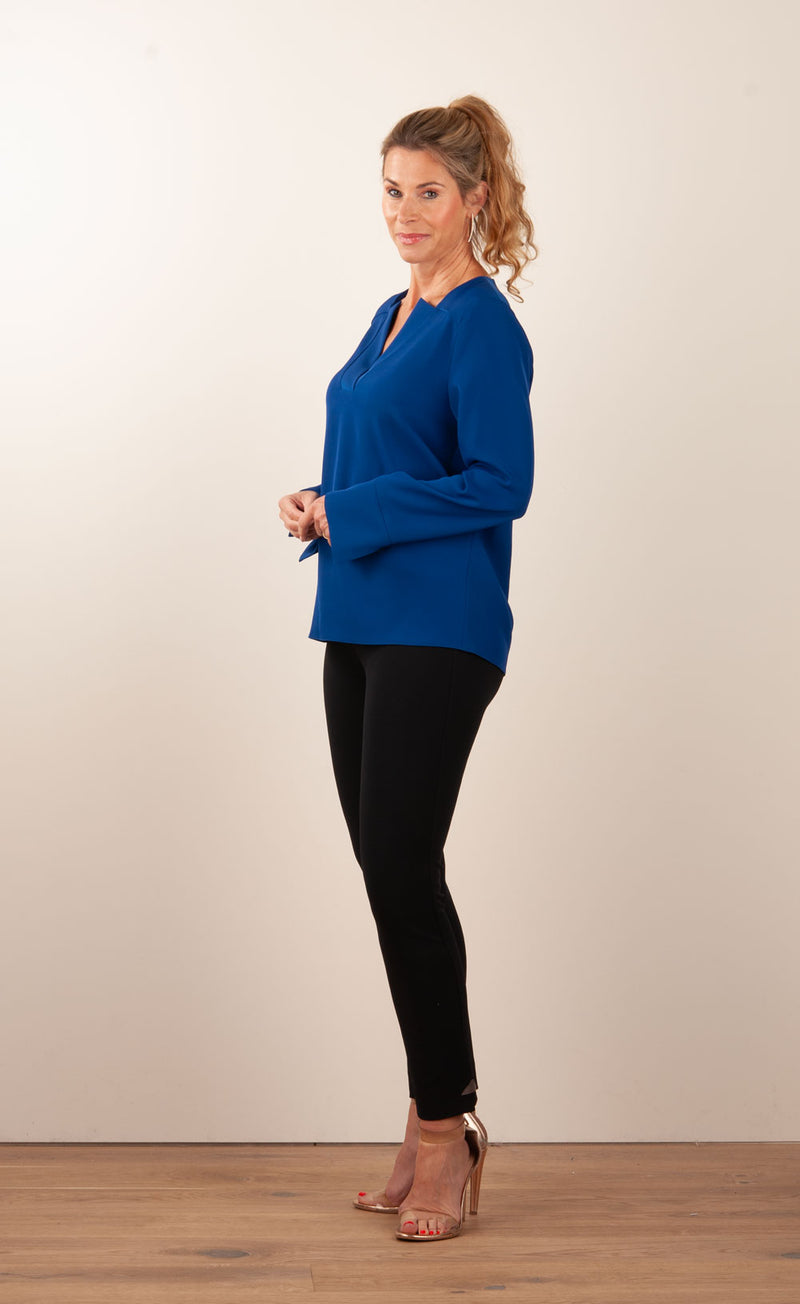 Blusenshirt Royalblau