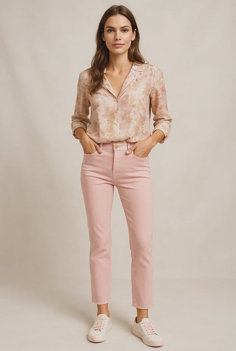 Jeans „Claire“ Pastellrosa