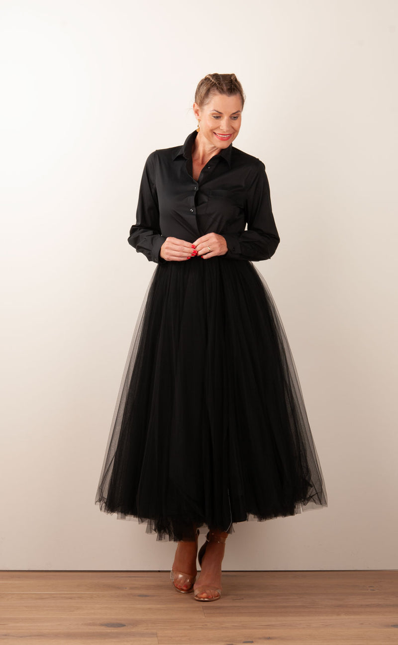 Kleid „Tüll“ Schwarz