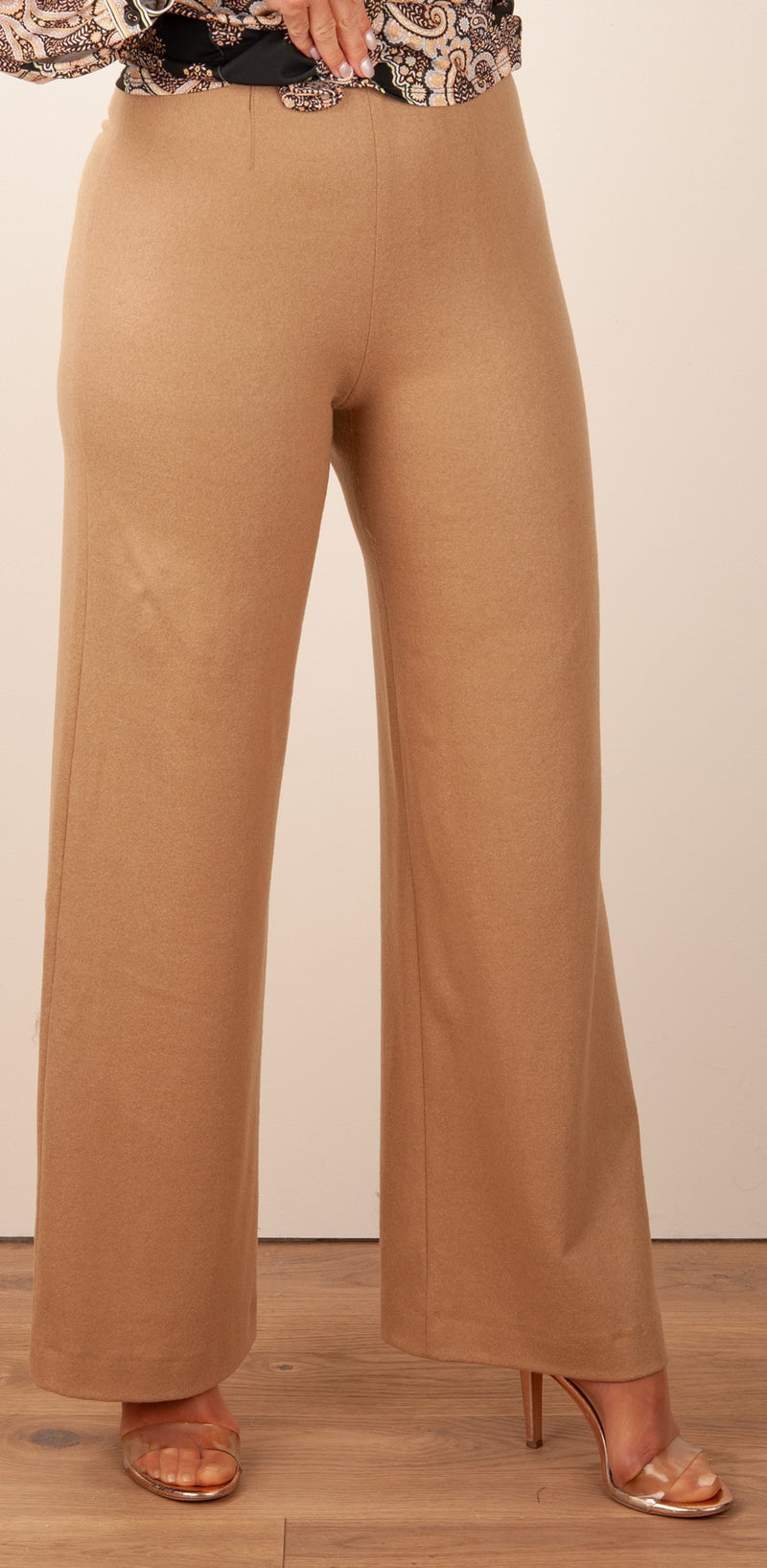 Hose „Kimberly Wool“ Beige