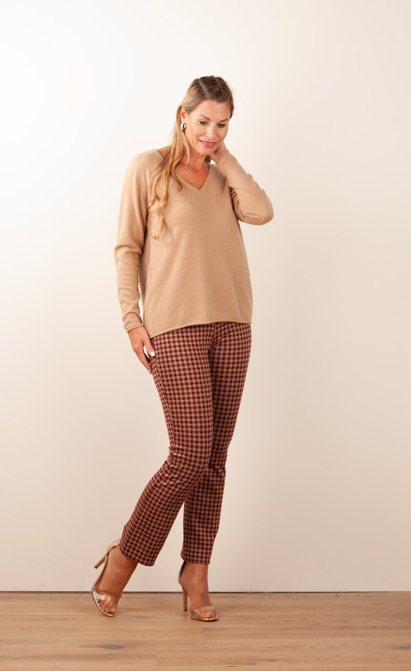Hose „Cindessa“ Camel | Barolo
