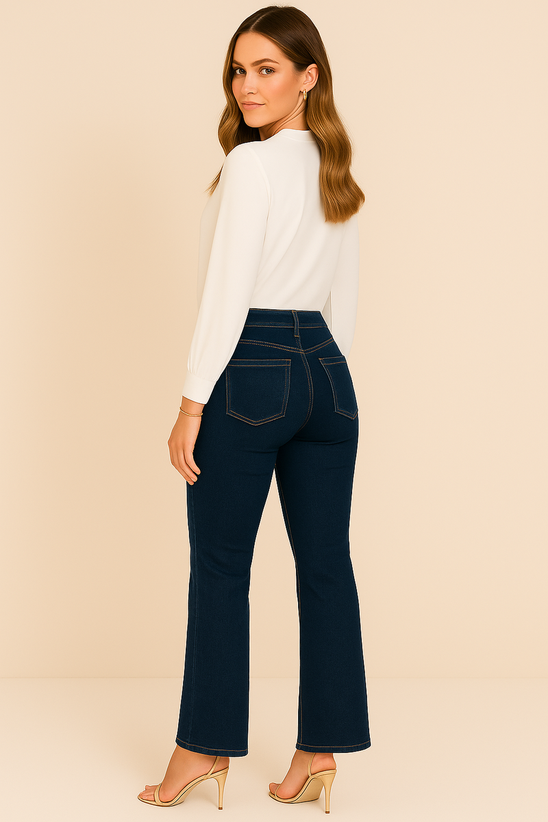 Jeans „Claire Bootcut“ Jeansblau