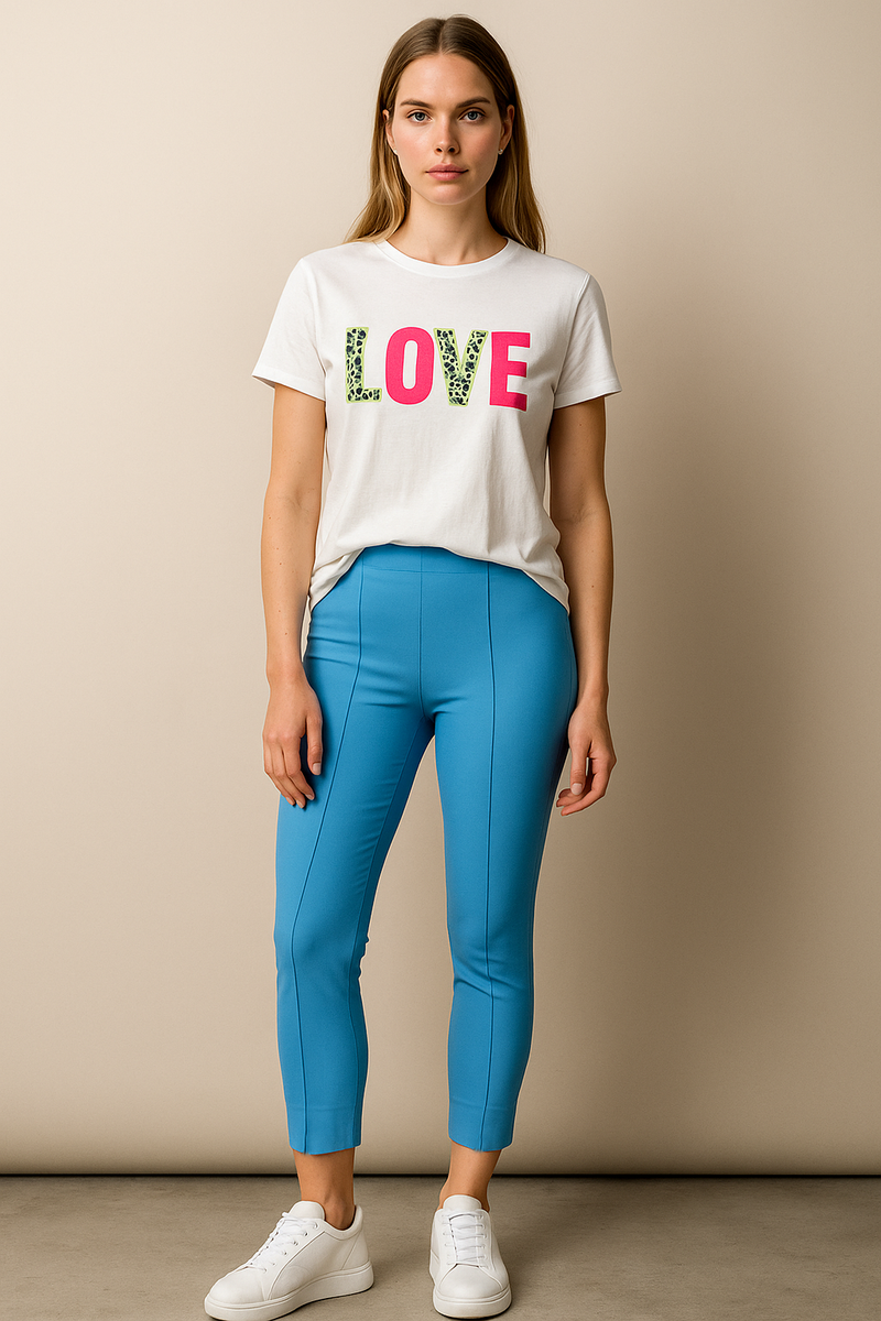 Hose „Capri“ Hellblau