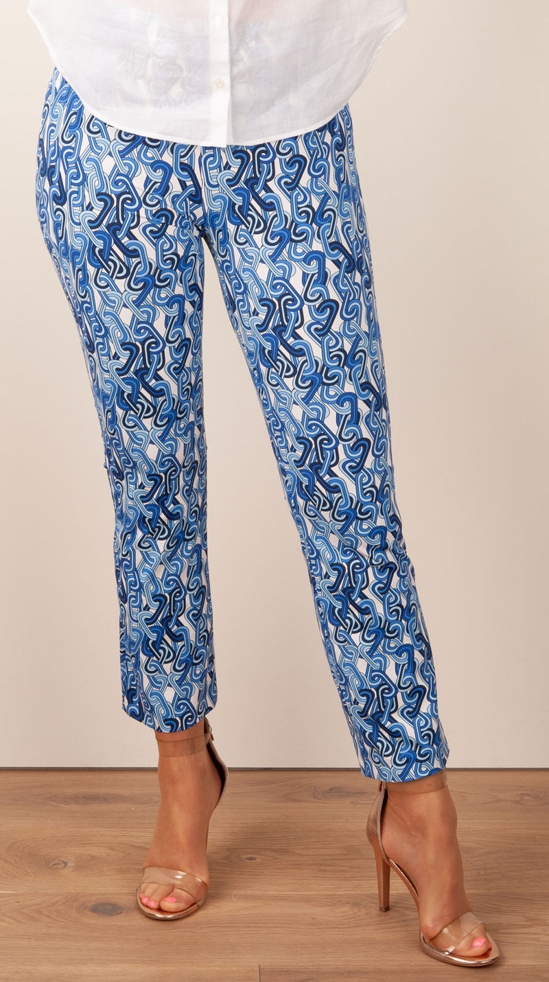 Seductive Hose „Cindy“ Blau | Weiß