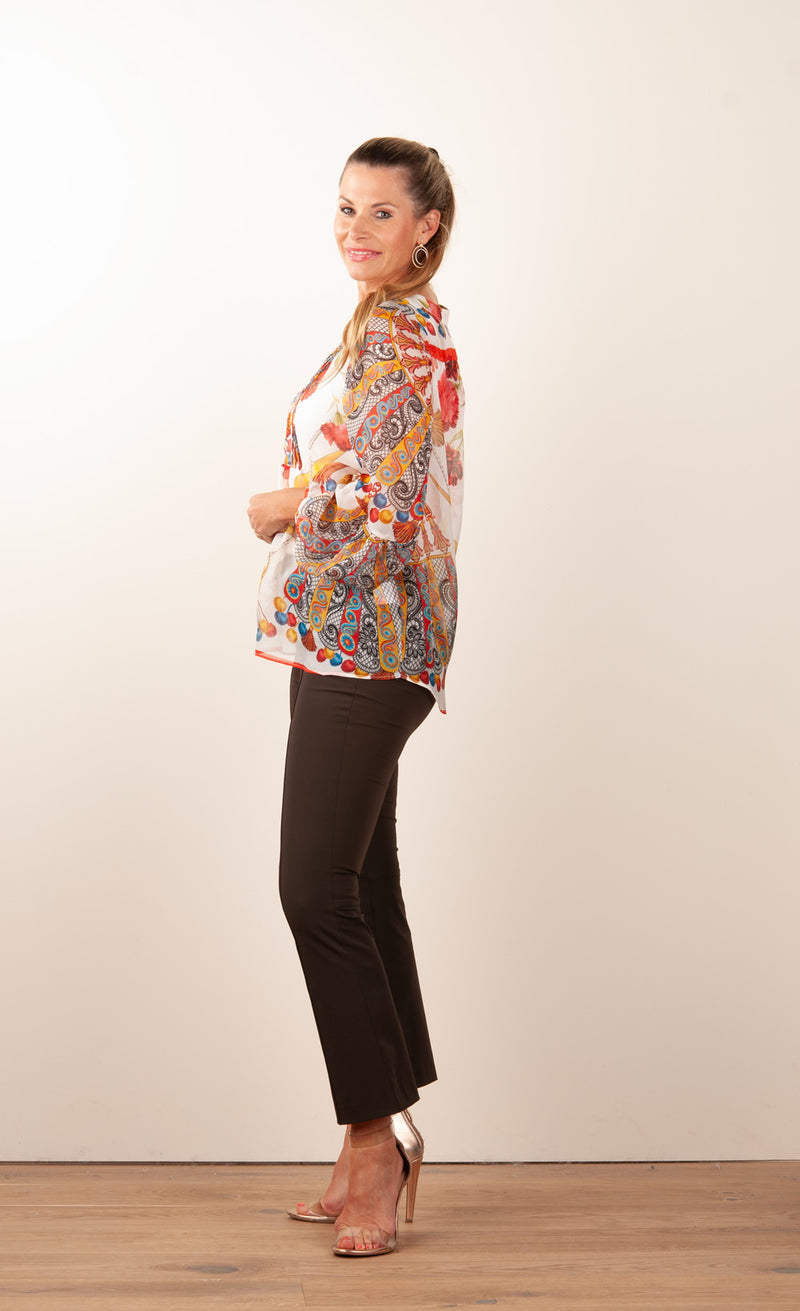 Hose „Amaia“ Dunkelbraun