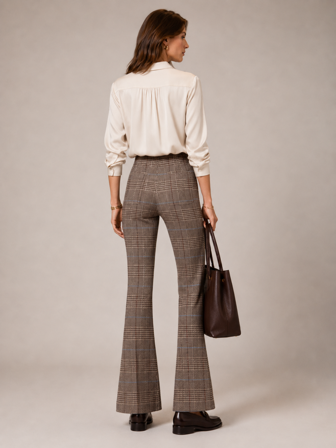 Statement-Hose „Cindessa“ Hahnentritt-/Karo-Muster