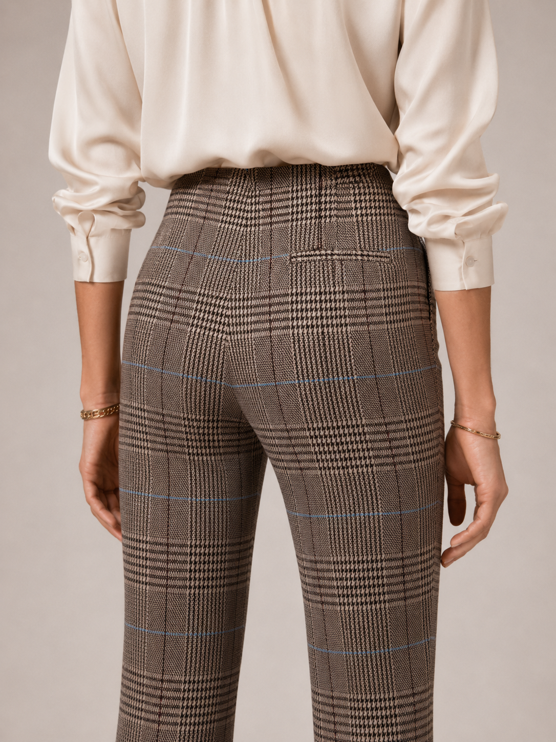 Statement-Hose „Cindessa“ Hahnentritt-/Karo-Muster