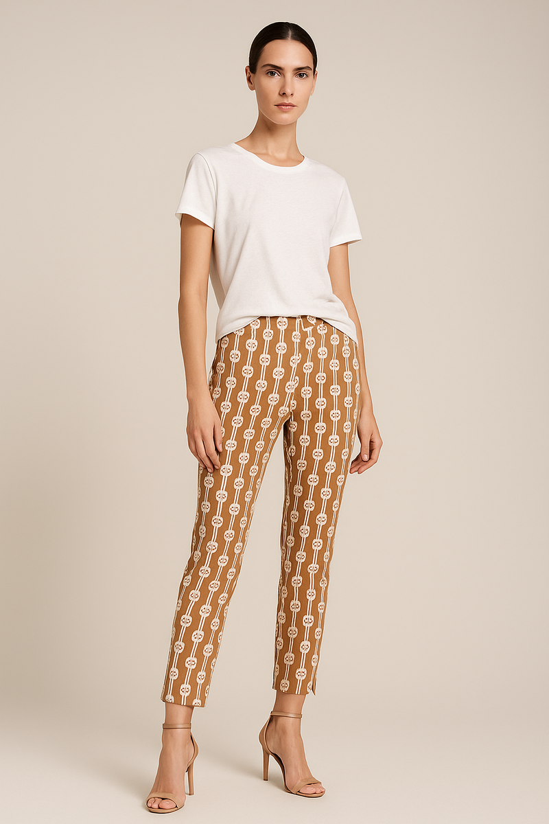 Hose „Cindy“ Karamell | Creme