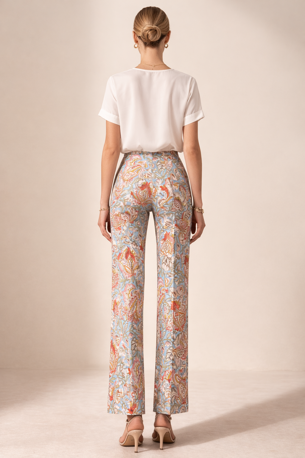 Hose „Kimberly“ Blau | Grün | Multicolor