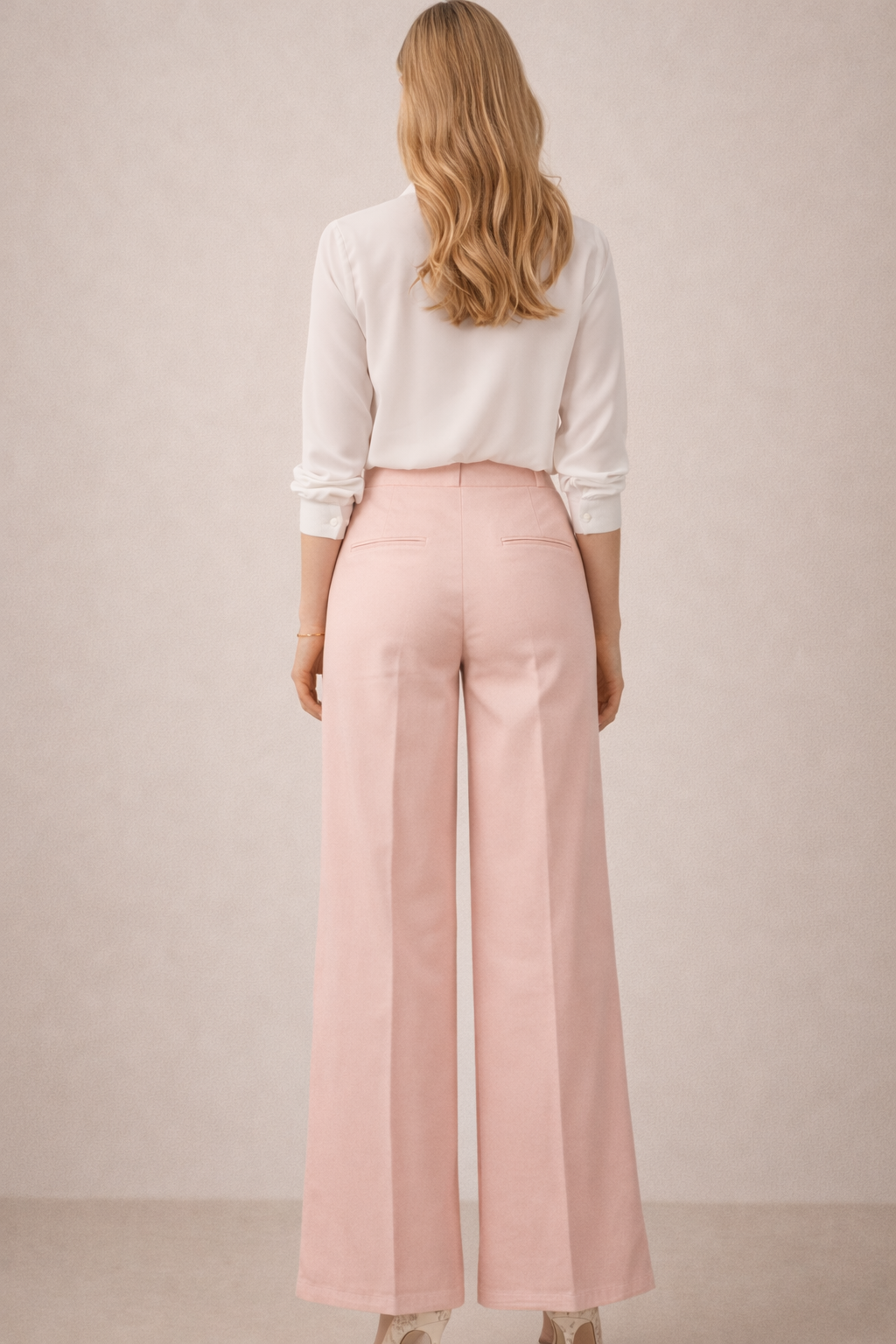 Wide-Leg-Jeans „Bridget“ Rosé