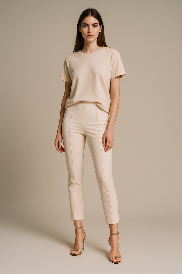 Hose „Amia“ Hellbeige