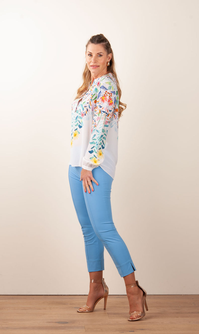 Hose „Capri“ Blau