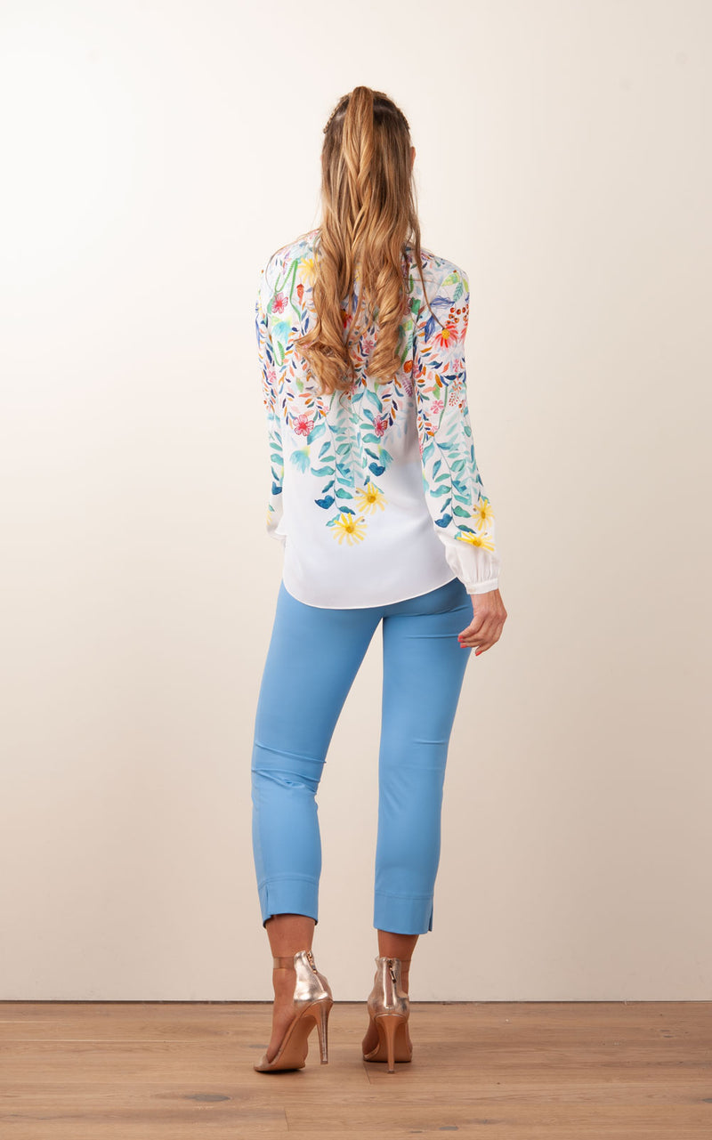 Hose „Capri“ Blau