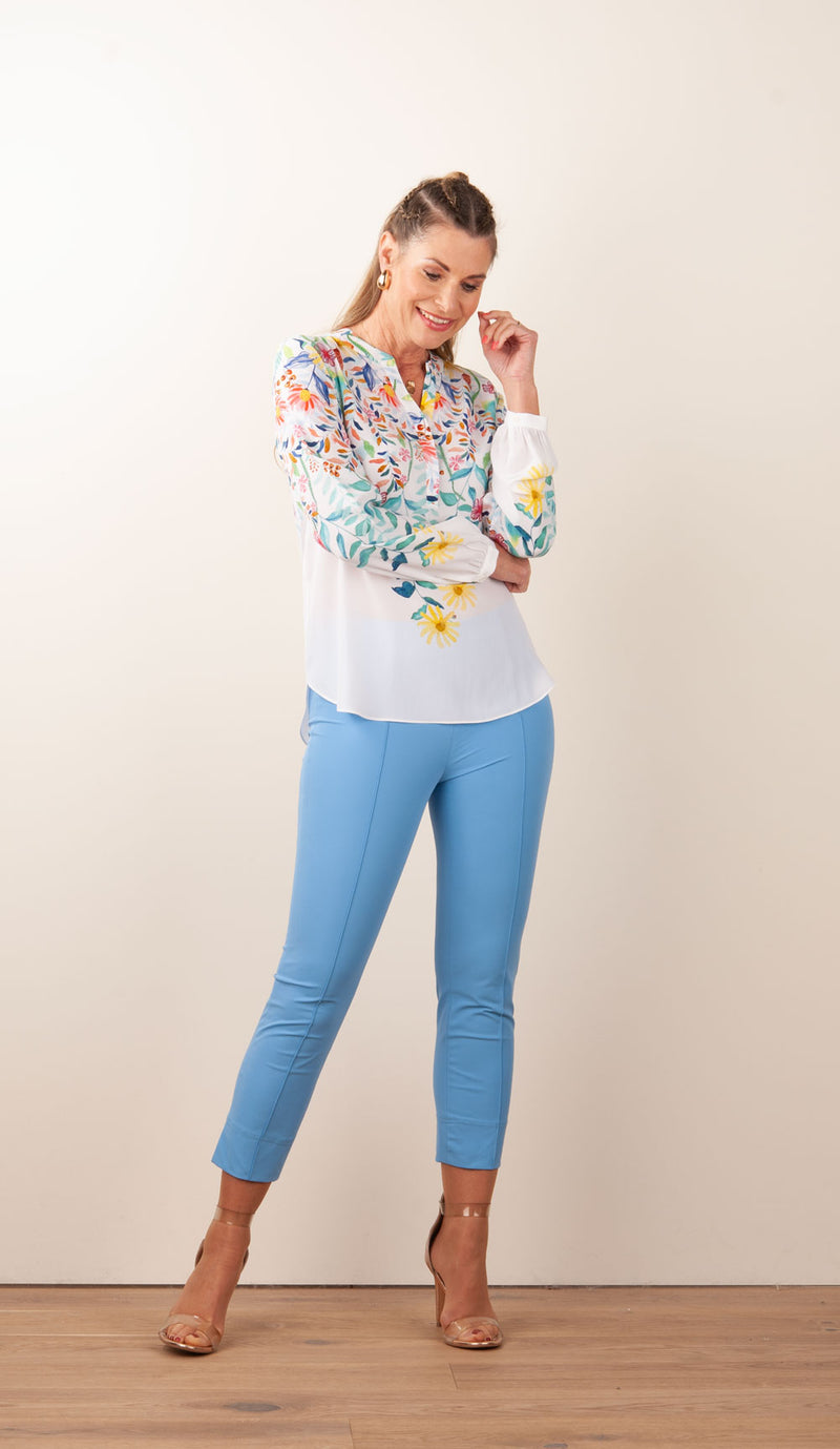Hose „Capri“ Blau