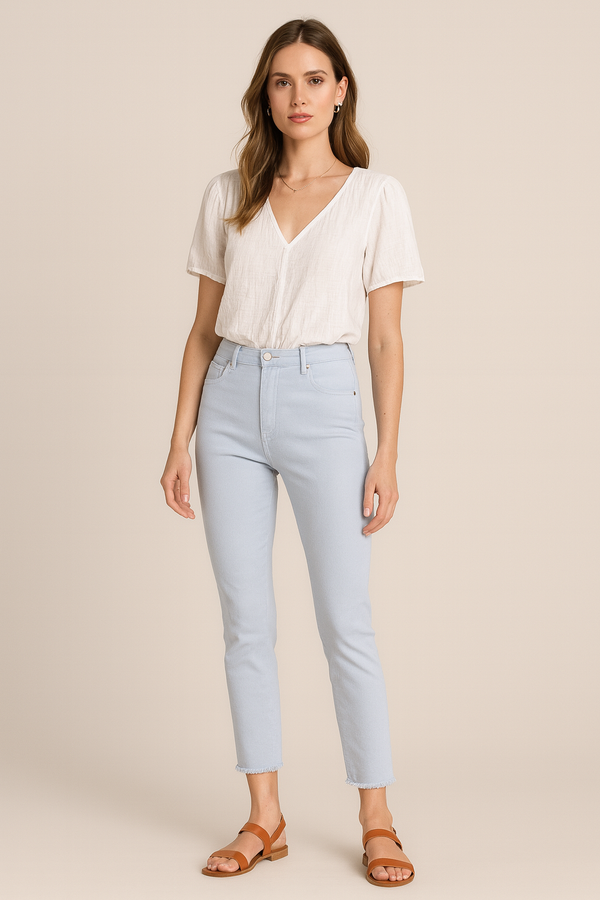 Jeans „Claire“ Hellblau