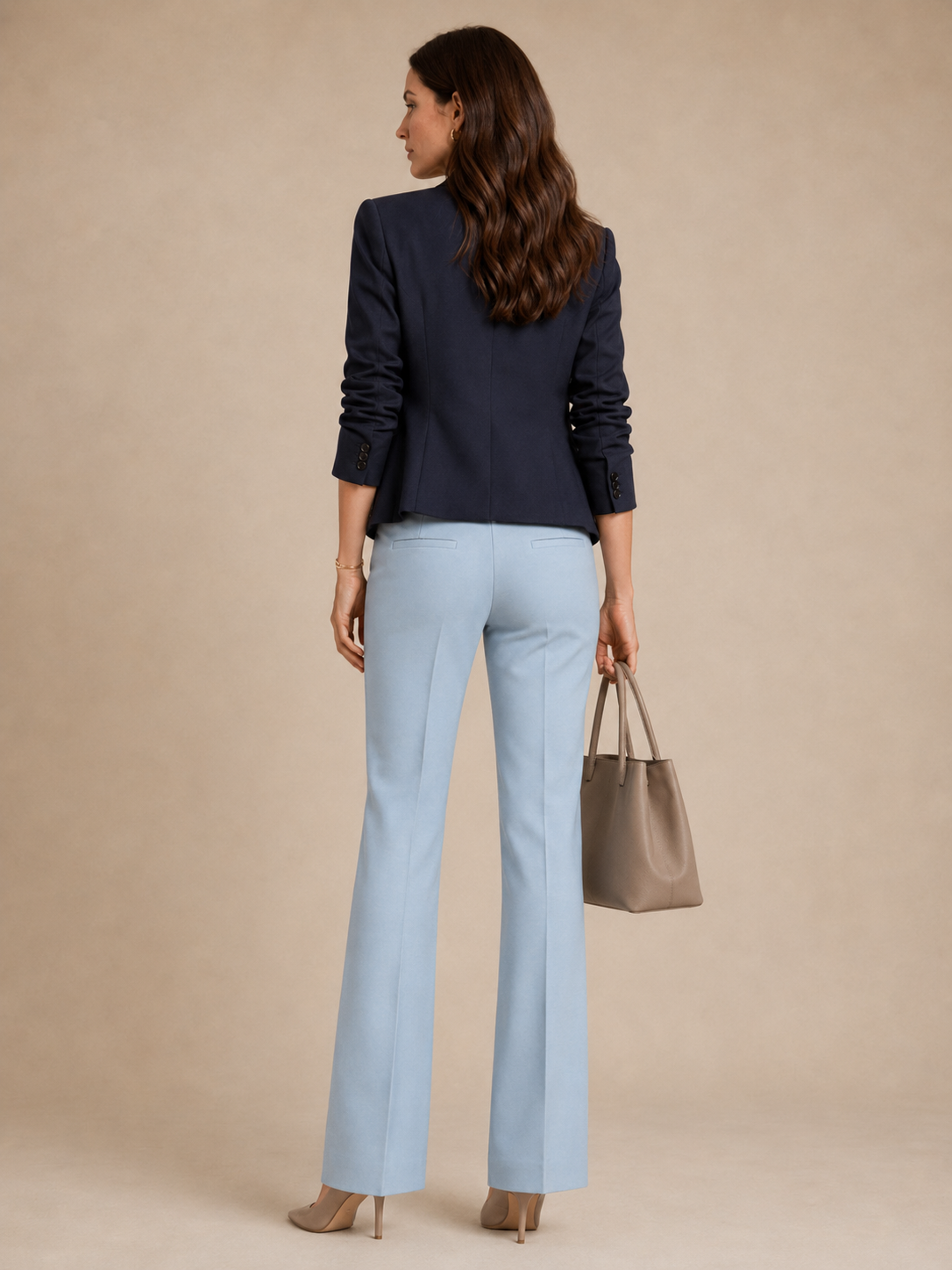 Stoffhose „Asha“ Hellblau