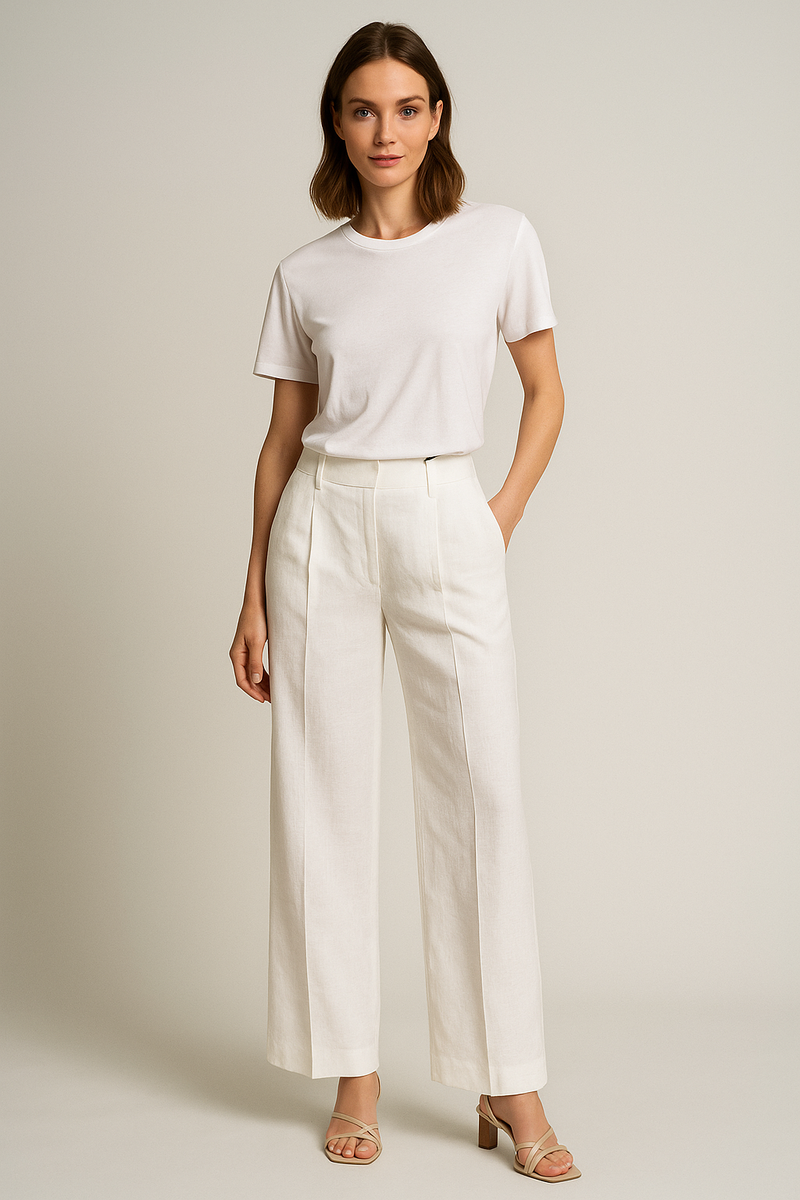 Hose „Chrissy“ Offwhite