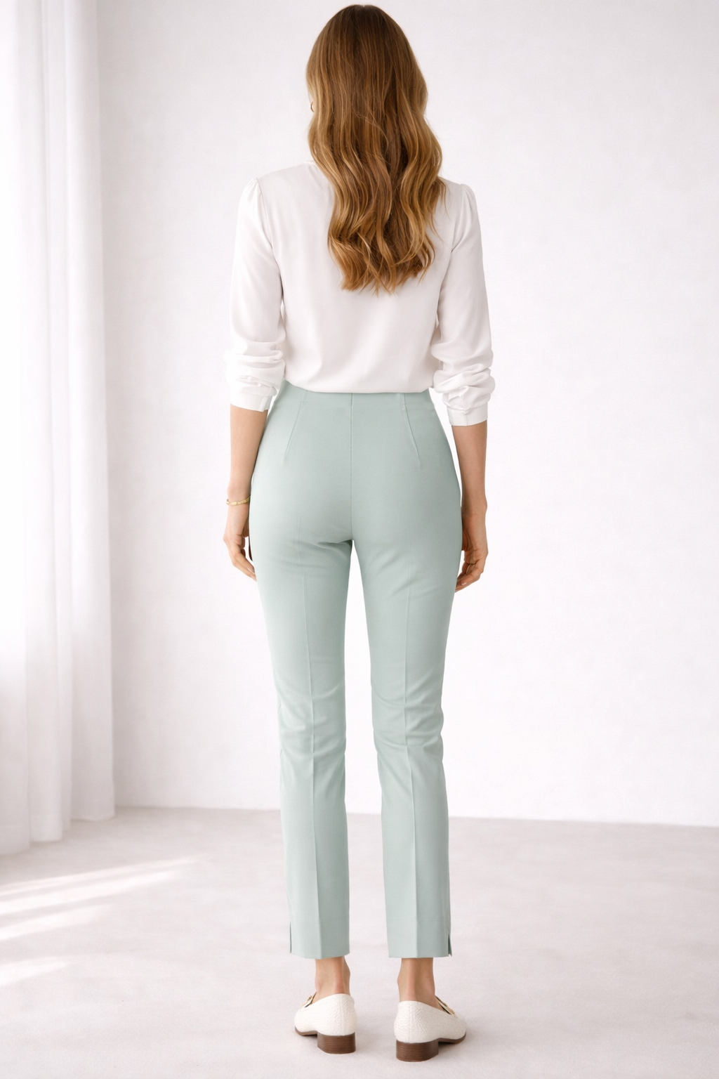 Hose „Capri“ Mintgrün